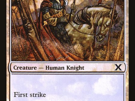 Youthful Knight (Premium Foil) [Tenth Edition] Cheap