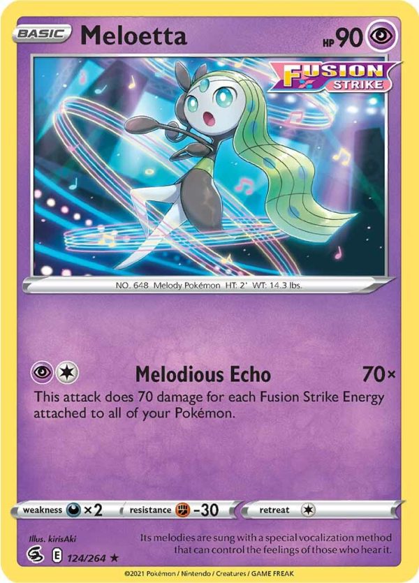 Meloetta (124 264) [Sword & Shield: Fusion Strike] Fashion