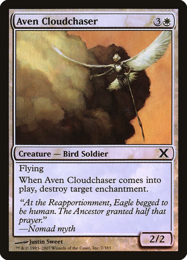 Aven Cloudchaser (Premium Foil) [Tenth Edition] Online Sale