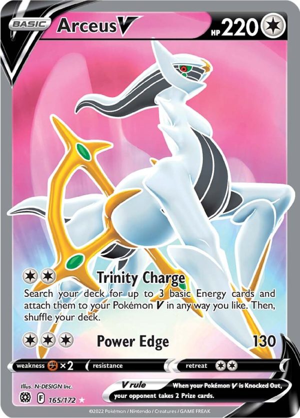 Arceus V (165 172) [Sword & Shield: Brilliant Stars] on Sale