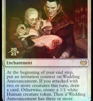 Wedding Announcement    Wedding Festivity [Innistrad: Crimson Vow Prerelease Promos] For Sale