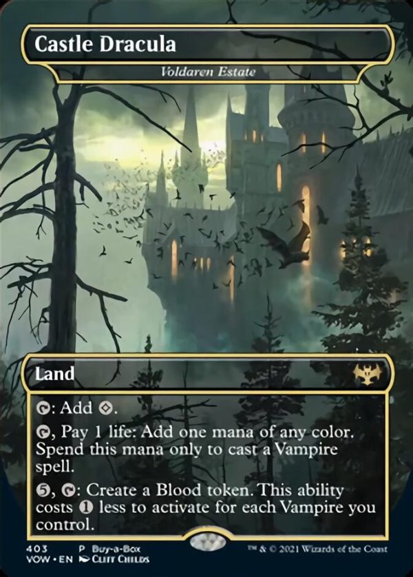 Voldaren Estate - Castle Dracula (Buy-A-Box) [Innistrad: Crimson Vow] For Sale