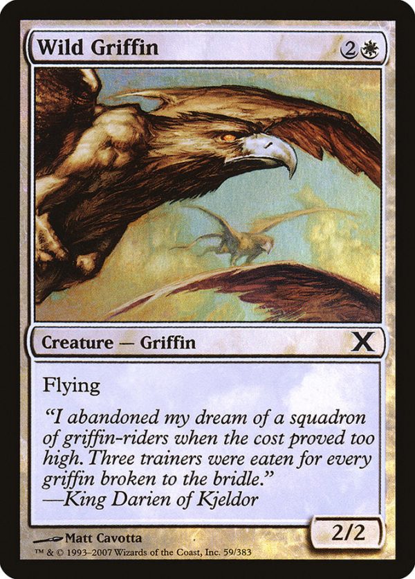 Wild Griffin (Premium Foil) [Tenth Edition] Discount