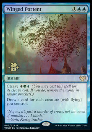 Winged Portent [Innistrad: Crimson Vow Prerelease Promos] Discount