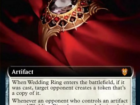 Wedding Ring (Extended Art) [Innistrad: Crimson Vow Commander] Online Hot Sale