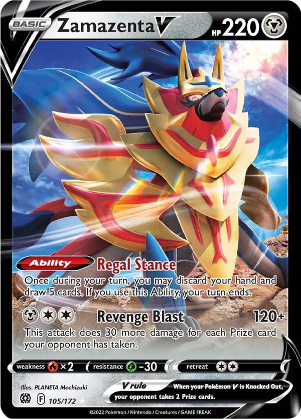 Zamazenta V (105 172) [Sword & Shield: Brilliant Stars] on Sale