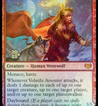 Volatile Arsonist    Dire-Strain Anarchist [Innistrad: Crimson Vow Prerelease Promos] For Cheap