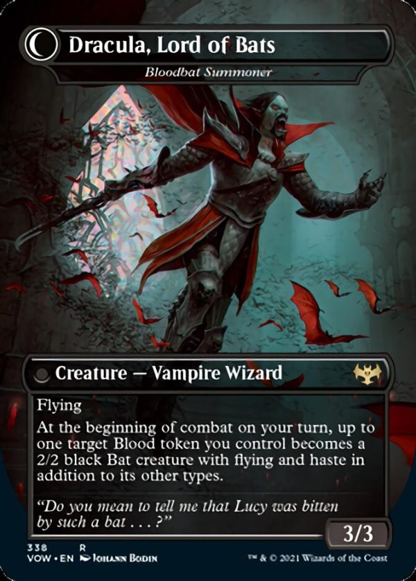 Voldaren Bloodcaster    Bloodbat Summoner - Dracula, Lord of Blood    Dracula, Lord of Bats [Innistrad: Crimson Vow] Online Sale