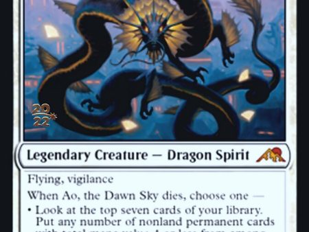 Ao, the Dawn Sky [Kamigawa: Neon Dynasty Prerelease Promos] Supply