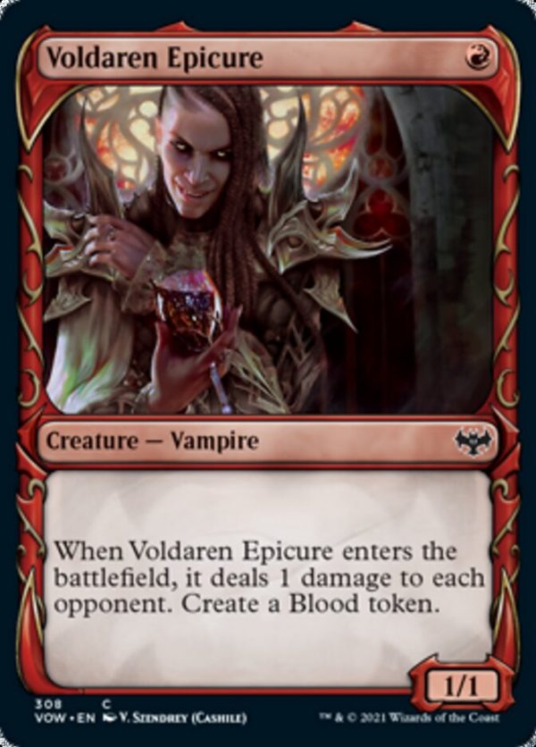 Voldaren Epicure (Showcase Fang Frame) [Innistrad: Crimson Vow] Sale