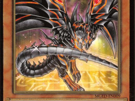 Red-Eyes Darkness Metal Dragon (Alternate Art) [MGED-EN009] Gold Rare Hot on Sale