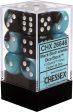 12 Gemini Black Shell w  White 16mm D6 Dice Block - CHX26646 Online Sale